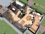 Проект дома ПД-015 3D План 2